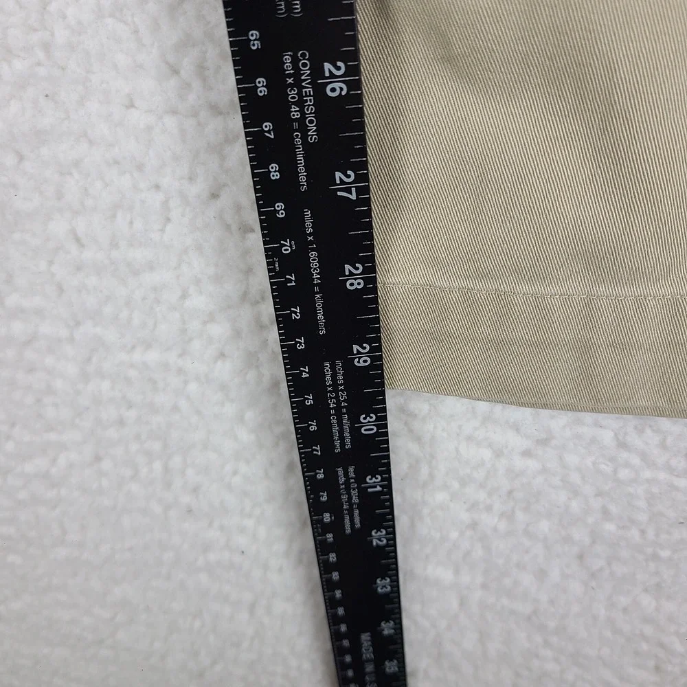 Polo‎ Ralph Lauren Cargo Pants Mens 36x30 Beige 100% Cotton Trousers Slacks VTG